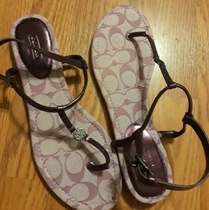 COACH women sandals #10b